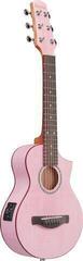 Guitalele Ibanez EWP17M2E-SMO Basic SET Strawberry Milk Open Pore Guitalele - 3