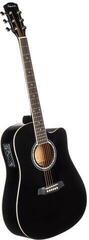 Dreadnought elektro-akoestische gitaar Pasadena PDC-10E Standard SET Black Dreadnought elektro-akoestische gitaar - 3