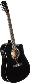 Dreadnought elektro-akoestische gitaar Pasadena PDC-10E Basic SET Black Dreadnought elektro-akoestische gitaar - 4