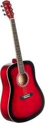 Akustikgitarre Pasadena PD-10 Premium SET Red Burst Akustikgitarre - 3