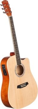 Dreadnought elektro-akoestische gitaar Pasadena PDC-10E Premium SET Natural Dreadnought elektro-akoestische gitaar - 4
