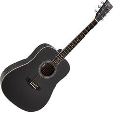 Akustikgitarre SX SD104KBK Basic SET Black Akustikgitarre - 2