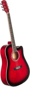 Akustikgitarre Pasadena PDC-10 Standard SET Red Burst Akustikgitarre - 4