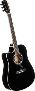Dreadnought elektro-akoestische gitaar Pasadena PDC-10LE Premium SET Black Dreadnought elektro-akoestische gitaar - 4