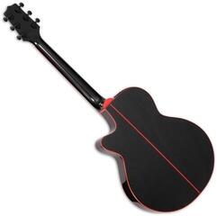 Elektroakustická gitara Jumbo Takamine GF49CE CB Basic SET Cosmic Black Sparkle Elektroakustická gitara Jumbo - 2