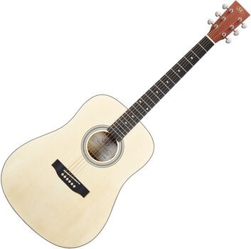 Akustična kitara SX SD304T Basic SET Natural Akustična kitara - 2