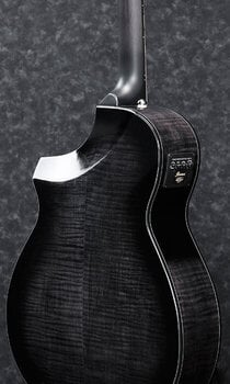 electro-acoustic guitar Ibanez AEWC400-TKS Basic SET Transparent Black Sunburst electro-acoustic guitar - 3