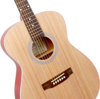 Folk-kitara SX SO204 Premium SET Natural-Transparent Red Folk-kitara - 4