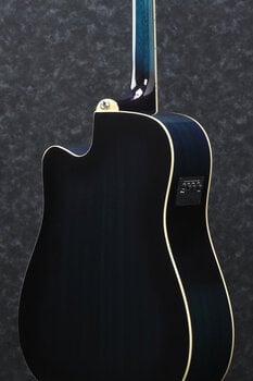 Elektro-akustična Dreadnought Ibanez PF15ECE-TBS Standard SET Transparent Blue Sunburst Elektro-akustična Dreadnought - 4
