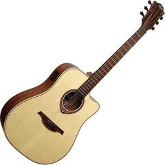 Dreadnought Elektro-Akustikgitarren LAG Tramontane 88 T88DCE Basic SET Natural Dreadnought Elektro-Akustikgitarren - 1