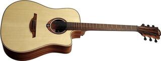 Dreadnought Elektro-Akustikgitarren LAG Tramontane 88 T88DCE Standard SET Natural Dreadnought Elektro-Akustikgitarren - 2