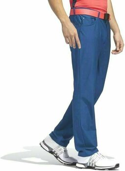 Calças Adidas Ultimate365 Heathered 5-Pocket Mens Trousers Dark Blue 36/34 - 7