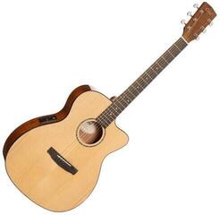 Jumbo elektro-akoestische gitaar Cort L60CE Basic SET Natural Gloss Jumbo elektro-akoestische gitaar - 1