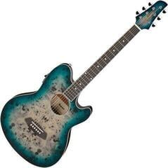 Elektroakustična jumbo Ibanez TCY10PA-CBS Basic SET Cosmic Blue Starburst Elektroakustična jumbo - 1