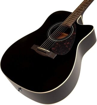 electro-acoustic guitar Yamaha FX370C Basic SET Black electro-acoustic guitar - 4