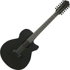 12 strunska elektroakustična kitara Ibanez AEG1221-BOT Premium SET Black Out 12 strunska elektroakustična kitara - 1