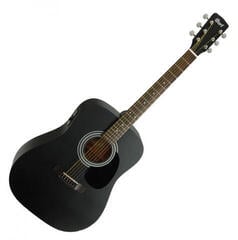 elektroakustisk gitarr Cort AF510E Standard SET Black Satin elektroakustisk gitarr - 1