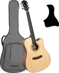 Akustikgitarre Cascha CGA300 Standard SET Natural Akustikgitarre - 1