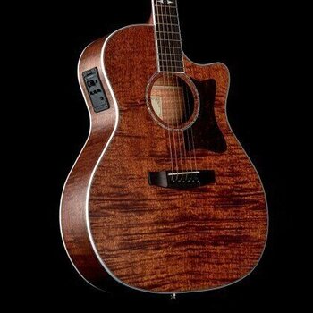 Jumbo Elektro-Akustikgitarren Cort GA5F-FMH Basic SET Open Pore Natural Jumbo Elektro-Akustikgitarren - 4