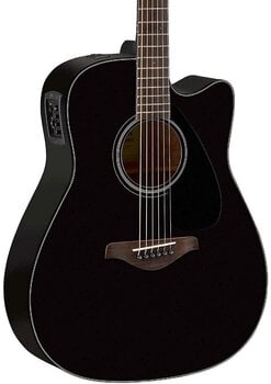 Chitară electro-acustică Dreadnought Yamaha FGX800C Standard SET Black Chitară electro-acustică Dreadnought - 3