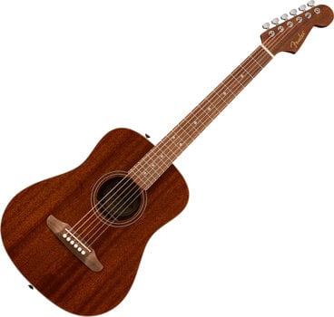 Akustična gitara Fender California Standard Redondo Mini Basic SET Natural Sapele Akustična gitara - 2