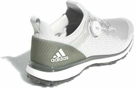 Heren golfschoenen Adidas Forgefiber BOA Mens Golf Shoes Grey Two/Cloud White/Grey Six UK 14,5 - 5