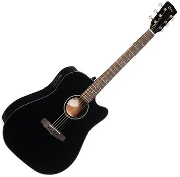 elektroakustiline kitarr Cort EARTH 60CE Basic SET Black Gloss elektroakustiline kitarr - 2
