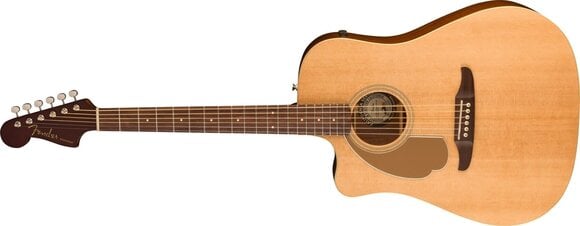 Dreadnought elektro-akoestische gitaar Fender Redondo Player LH Basic SET Natural Dreadnought elektro-akoestische gitaar - 4