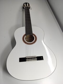 Klassisk gitarr Valencia VC104 4/4 White Klassisk gitarr (Skadad) - 2