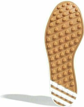 Pantofi de golf pentru copii Adidas Adicross PPF Junior Golf Shoes Cloud White/Silver Metallic/Gum UK 5,5 - 6