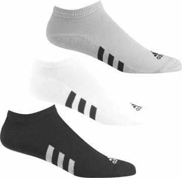 Ponožky Adidas 3-Pack No Show BK/GR/WH 10-13 - 5