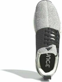 Calçado de golfe para homem Adidas Adicross Bounce Mens Golf Shoes Grey/Core Black/Raw White UK 8,5 - 6
