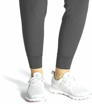 Calçado de golfe para mulher Adidas Climacool Cage Womens Golf Shoes Grey One/Silver Metallic/True Pink UK 6,5 - 8
