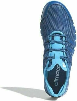 Calçado de golfe para homem Adidas Climacool ST Mens Golf Shoes Dark Marine/Shock Cyan UK 9,5 - 6