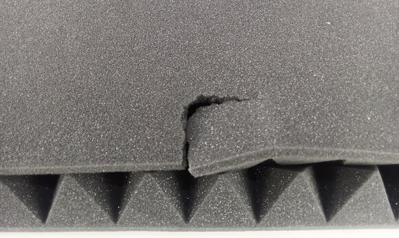 Absorptiepaneel schuim Mega Acoustic PA-PMP5 115x195x5 Dark Gray Absorptiepaneel schuim (Beschadigd) - 3