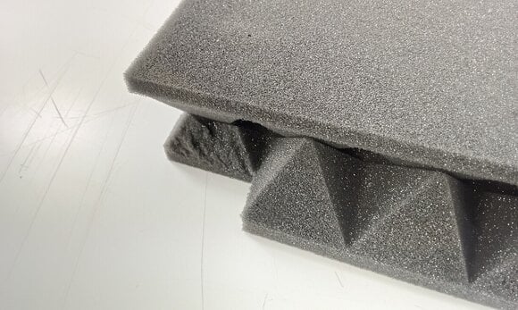 Absorptiepaneel schuim Mega Acoustic PA-PMP5 115x195x5 Dark Gray Absorptiepaneel schuim (Beschadigd) - 4