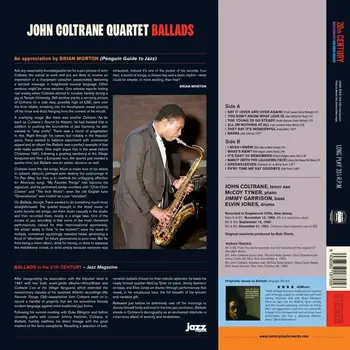 Disco in vinile John Coltrane Quartet - Ballads (Limited Edition) (Red Coloured) (180 g) (LP) - 2