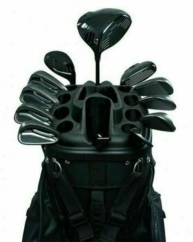 Golftas Bennington QO 14 Lite Cart Bag Black/Cobalt - 3