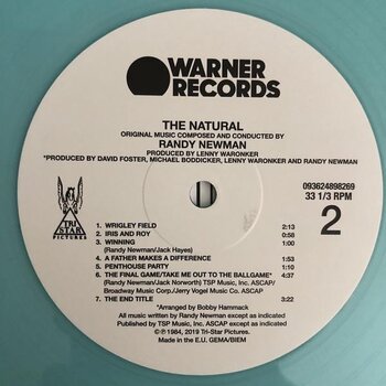 Vinüülplaat Randy Newman - The Natural (Aqua Blue Coloured) (LP) - 3