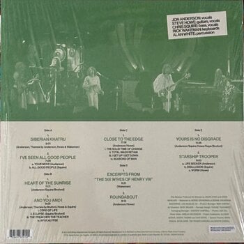 Disc de vinil Yes - Live At The Rainbow, London, England 12-16-1972 (LP) - 3
