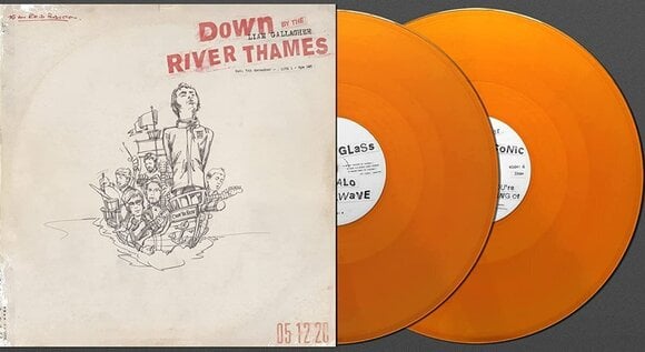 Vinüülplaat Liam Gallagher - Down By The River Thames (Orange Coloured) (2 LP) - 3