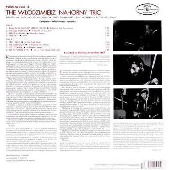 Грамофонна плоча The Włodzimierz Nahorny Trio - Heart (180 g) (LP) - 2