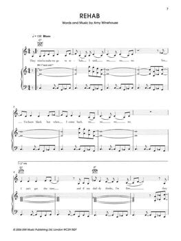 Note Hal Leonard Amy Winehouse - Back to Black Note - 5