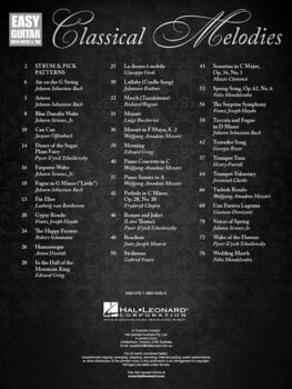 Note Hal Leonard Classical Melodies: Easy Guitar With Notes & Tab Note - 2