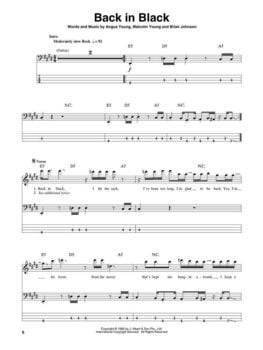 Note Hal Leonard AC/DC Bass Play-Along Volume 40 Note - 3