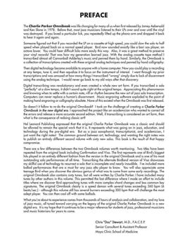 Notes Hal Leonard Charlie Parker Omnibook - Volume 2 Notes - 2