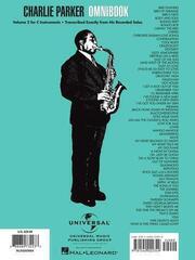 Notes Hal Leonard Charlie Parker Omnibook - Volume 2 Notes - 6