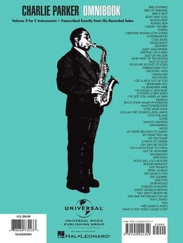 Notes Hal Leonard Charlie Parker Omnibook - Volume 2 Notes - 7