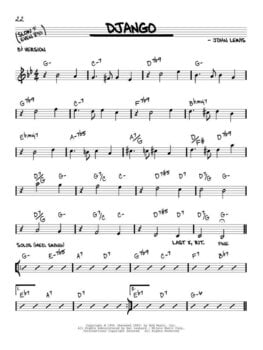 Note Hal Leonard 1950s Jazz Play-Along Note - 4