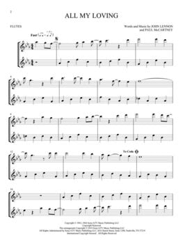 Noten Hal Leonard The Beatles for Two Flutes Noten - 3